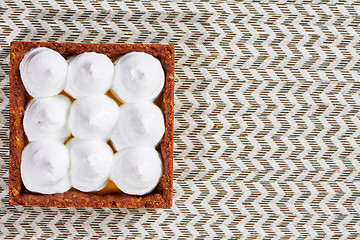 Image showing Sweet tartlets filled with cream 