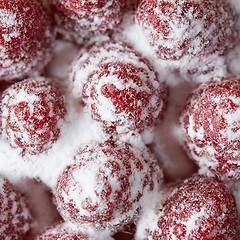 Image showing Home made tartlets with raspberries