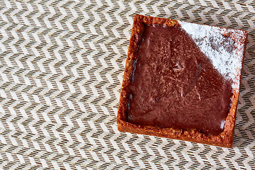 Image showing Sweet tartlets filled with cream 