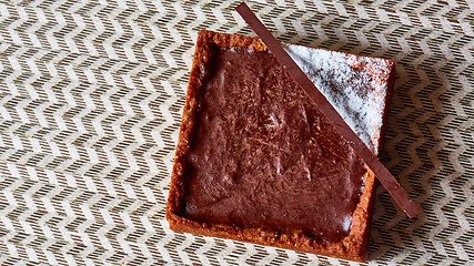 Image showing Sweet tartlets filled with cream 