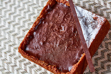 Image showing Sweet tartlets filled with cream 