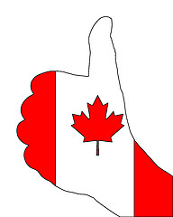 Image showing Canadian finger signal