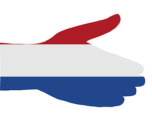Image showing Dutch handshake