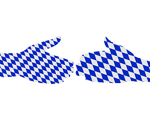 Image showing Bavarian handshake