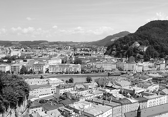 Image showing View across the Austrian city of Salzburg