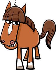 Image showing horse farm animal cartoon