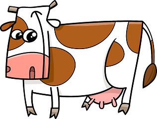 Image showing cow farm animal cartoon