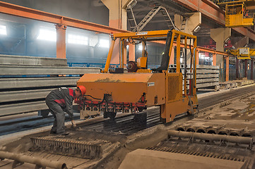 Image showing Block making department at construction factory