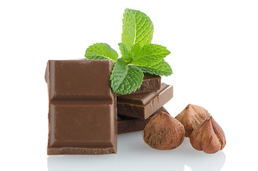 Image showing Chocolate parts