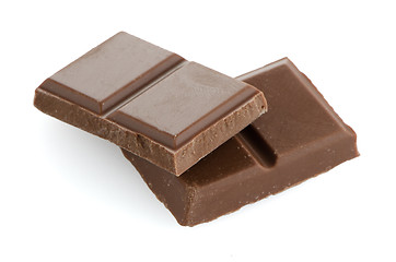 Image showing Closeup detail of chocolate parts