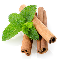 Image showing Cinnamon sticks