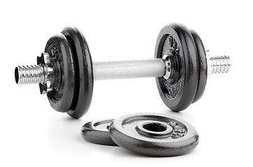 Image showing Dumbbell weights