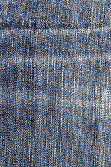 Image showing Jeans fabric texture