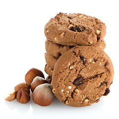 Image showing Homemade chocolate cookies