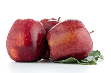 Image showing Ripe red apples