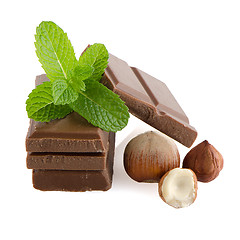 Image showing Chocolate parts