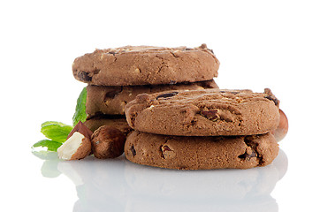 Image showing Homemade chocolate cookies