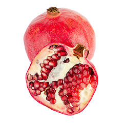 Image showing Ripe pomegranate fruit