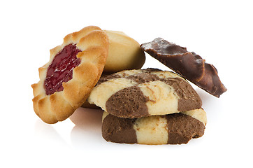 Image showing Strawberry biscuit
