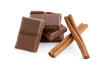 Image showing Chocolate parts