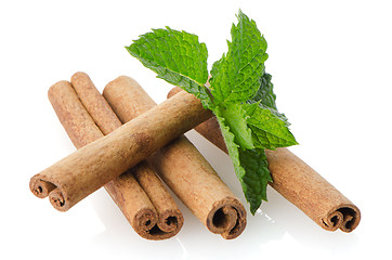 Image showing Cinnamon sticks