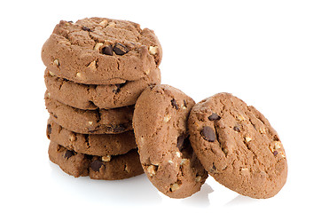 Image showing Homemade chocolate cookies