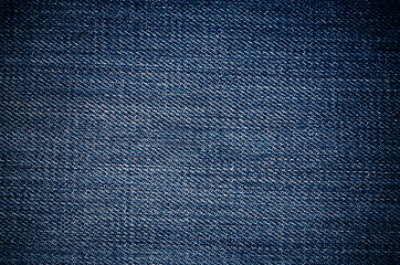 Image showing Jeans fabric texture