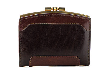 Image showing Brown leather Purse 