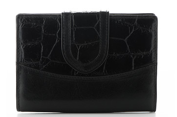 Image showing Black Leather Purse 