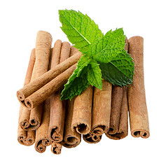 Image showing Cinnamon sticks