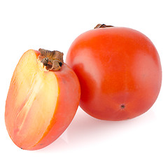 Image showing Persimmon with slice