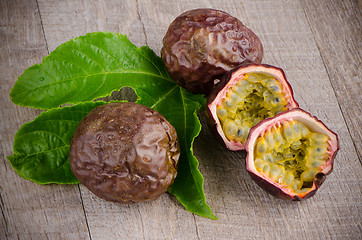 Image showing Passion fruits