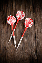 Image showing Three arrows darts