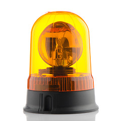 Image showing Orange rotating beacon 