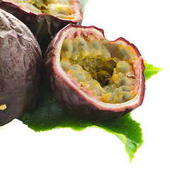 Image showing Fresh passion fruit