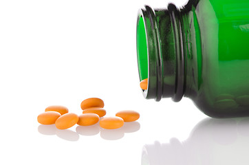 Image showing Pills from bottle