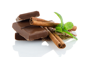 Image showing Chocolate parts