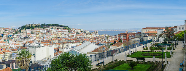 Image showing Panorama of Lisbon