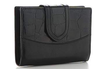 Image showing Black Leather Purse 