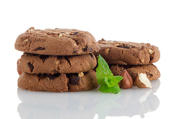 Image showing Stack of cookies