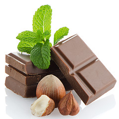 Image showing Chocolate parts