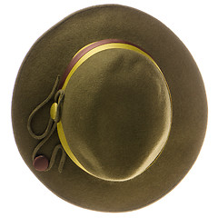 Image showing Green vintage hat