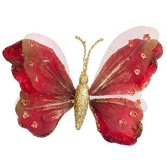 Image showing Butterfly Christmas tree ornament