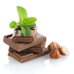 Image showing Chocolate parts