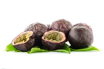 Image showing Fresh passion fruit