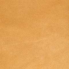 Image showing Brown leather texture closeup