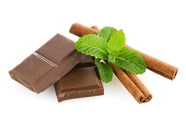 Image showing Chocolate parts