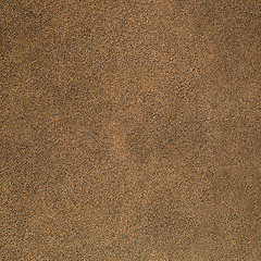 Image showing Brown leather texture closeup