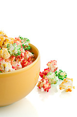 Image showing Bowl of popcorn