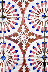 Image showing Vintage spanish style ceramic tiles